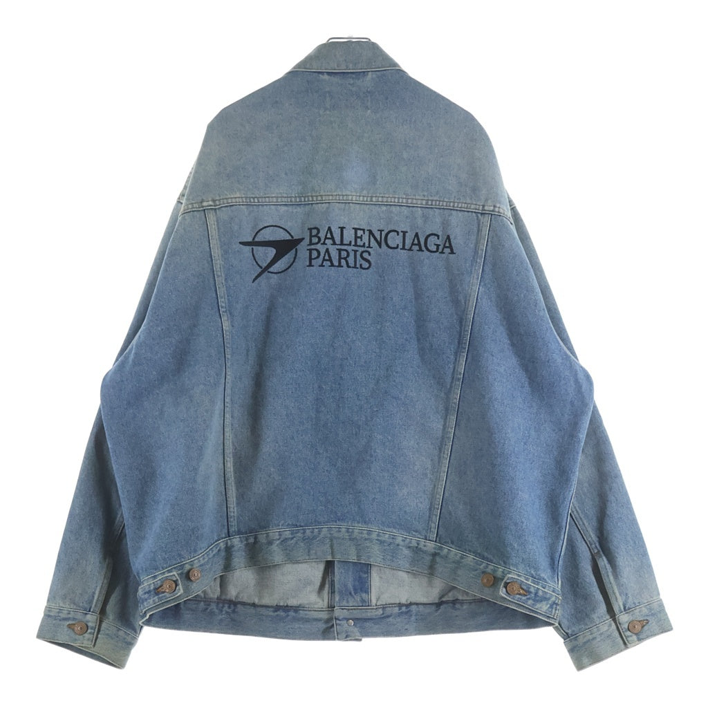BALENCIAGA(バレンシアガ) 21SS バックロゴ刺繍 オーバーサイズデニム