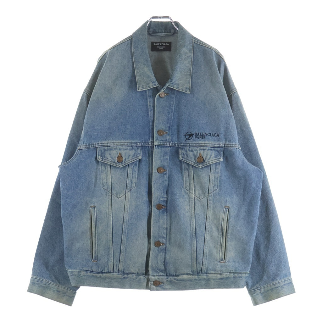 BALENCIAGA(バレンシアガ) 21SS バックロゴ刺繍 オーバーサイズデニム