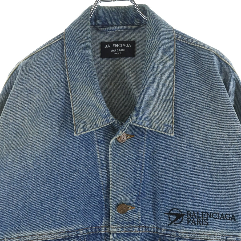 BALENCIAGA(バレンシアガ) 21SS バックロゴ刺繍 オーバーサイズデニム