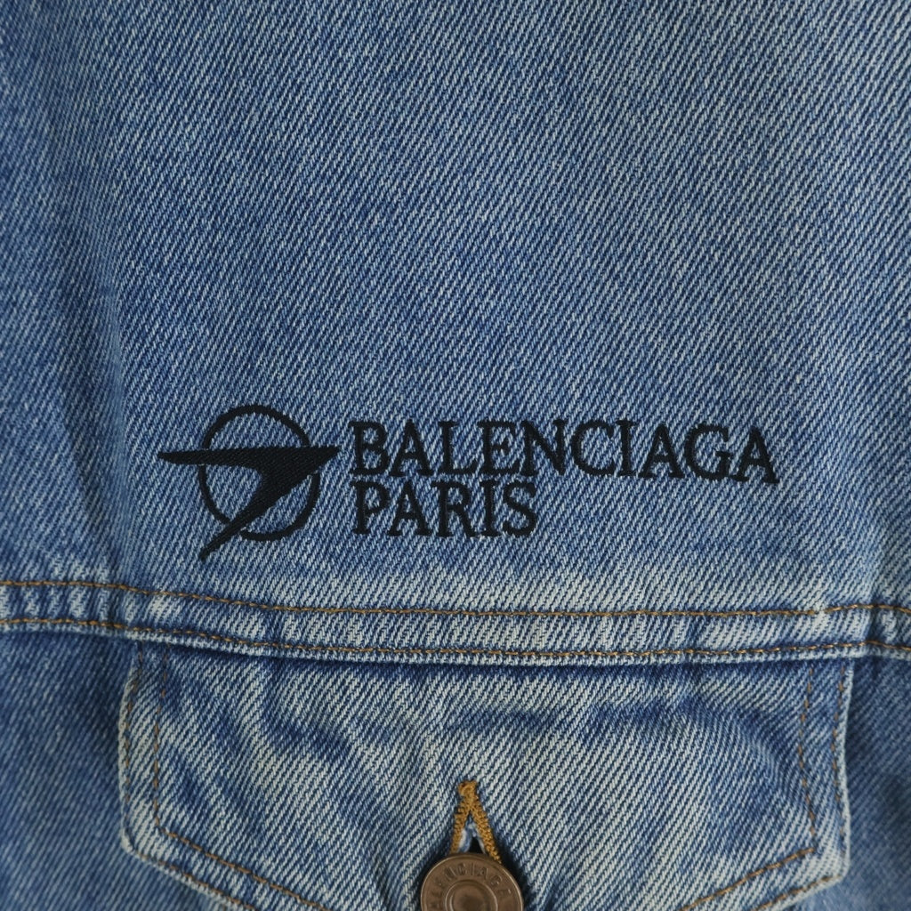 BALENCIAGA(バレンシアガ) 21SS バックロゴ刺繍 オーバーサイズデニム