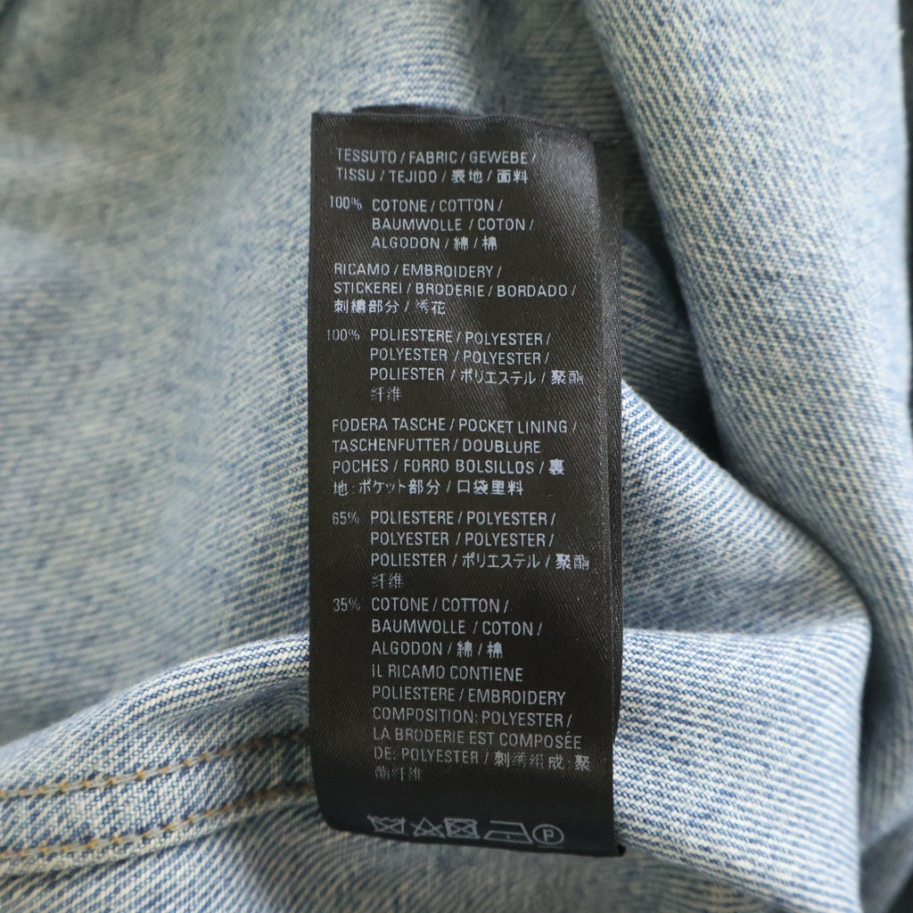 BALENCIAGA(バレンシアガ) 21SS バックロゴ刺繍 オーバーサイズデニム
