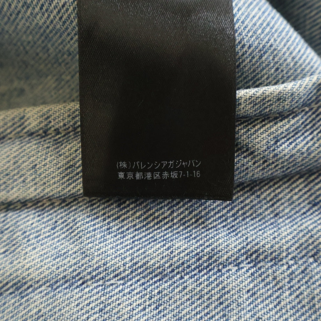 BALENCIAGA(バレンシアガ) 21SS バックロゴ刺繍 オーバーサイズデニム