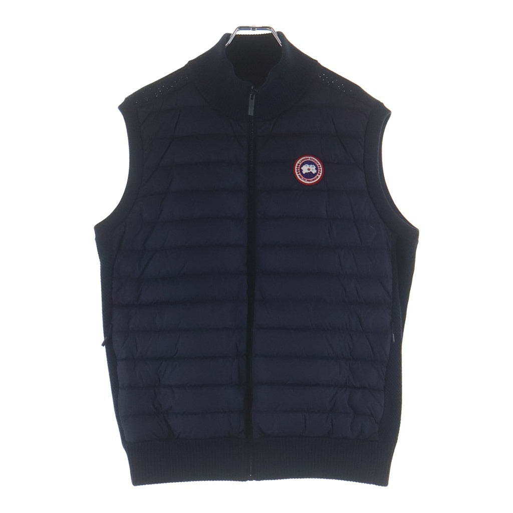 CANADA GOOSE(カナダグース) ハイブリッジ ニット切り替え ダウン ベスト ネイビー 6829M