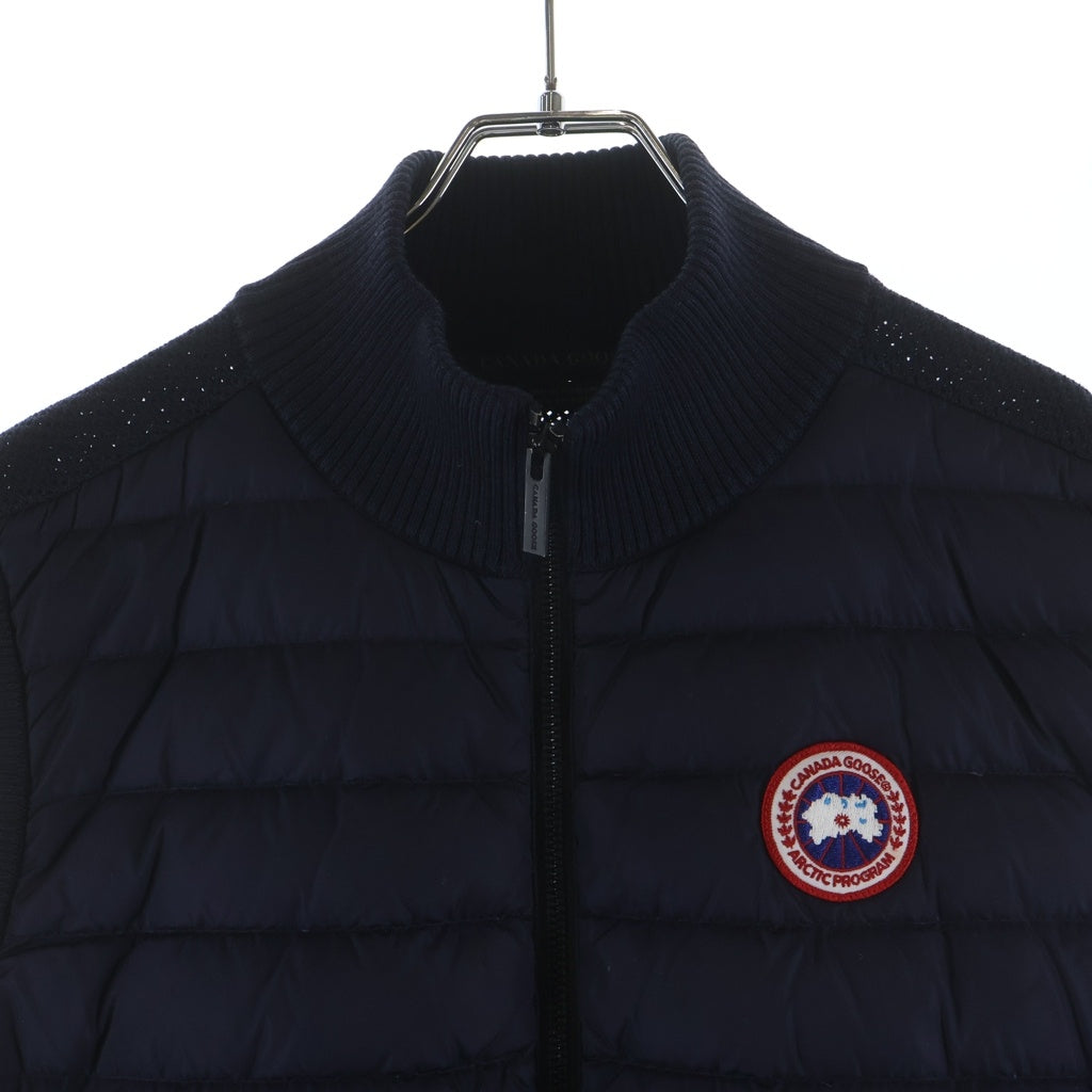 CANADA GOOSE(カナダグース) ハイブリッジ ニット切り替え ダウン ベスト ネイビー 6829M