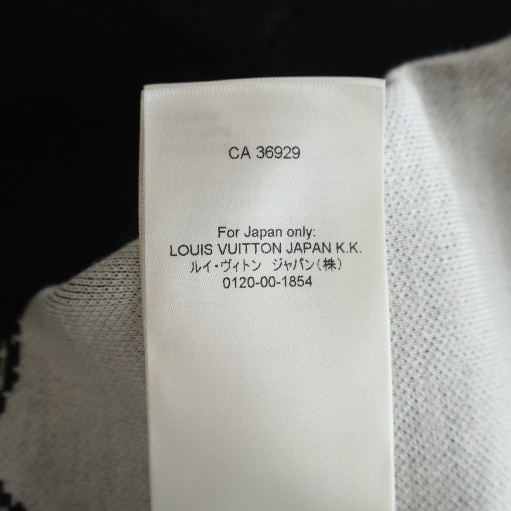 LOUIS VUITTON(ルイヴィトン) 23SS ×草間彌生 YK サイケデリックフラワー ニットジップアップパーカー ブラック #M RM231H X14 HON36W レディース