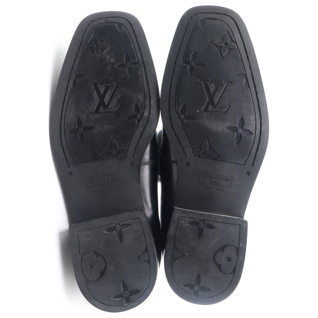 LOUIS VUITTON(ルイヴィトン) タッセルローファー ブラック レザー