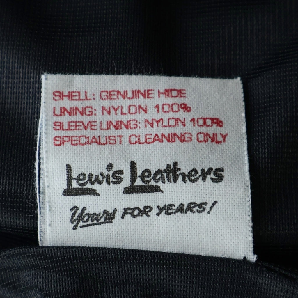 Lewis Leathers(ルイスレザー) 441T CYCLONE サイクロン カウハイド ダブルライダース レザージャケット ネイビー