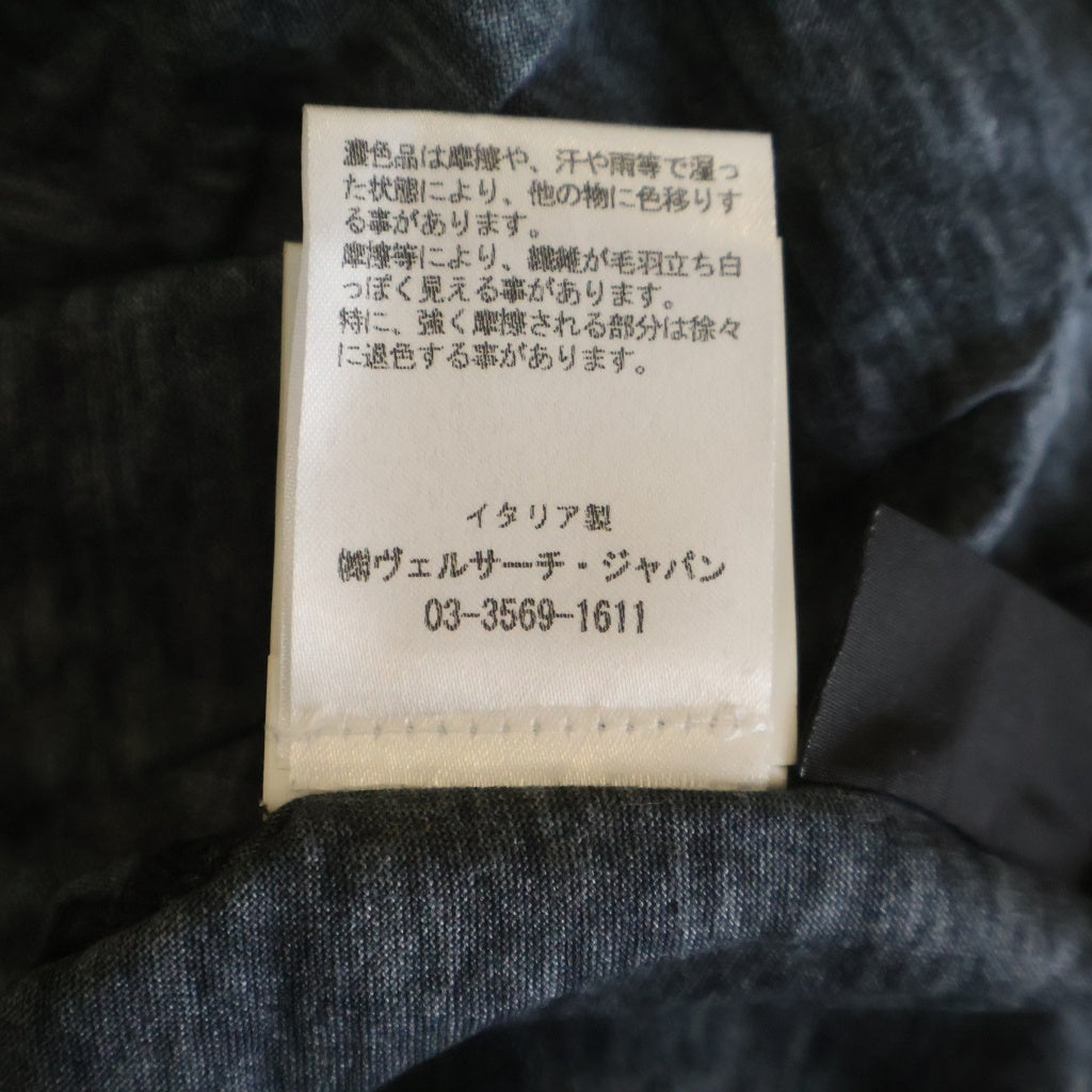 VERSACE(ヴェルサーチ) バロック総柄プリント 半袖Tシャツ カットソー ブラック