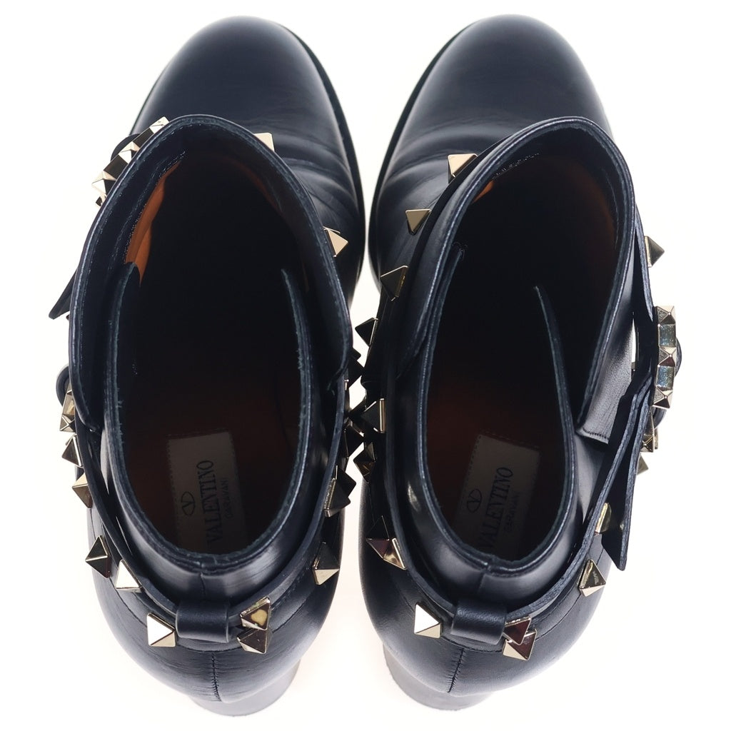 VALENTINO(ヴァレンティノ) ロックスタッズ レザー ヒール ショート