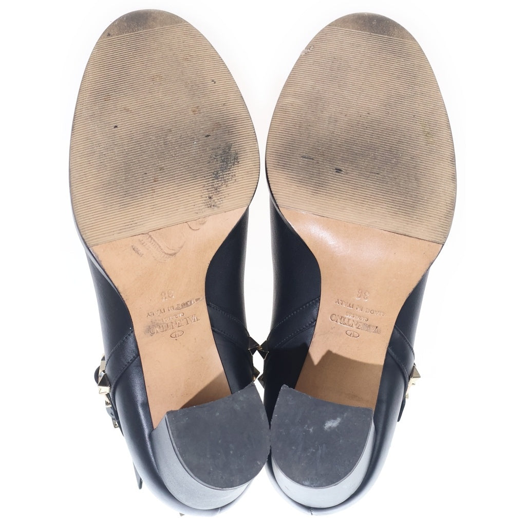 VALENTINO(ヴァレンティノ) ロックスタッズ レザー ヒール ショート