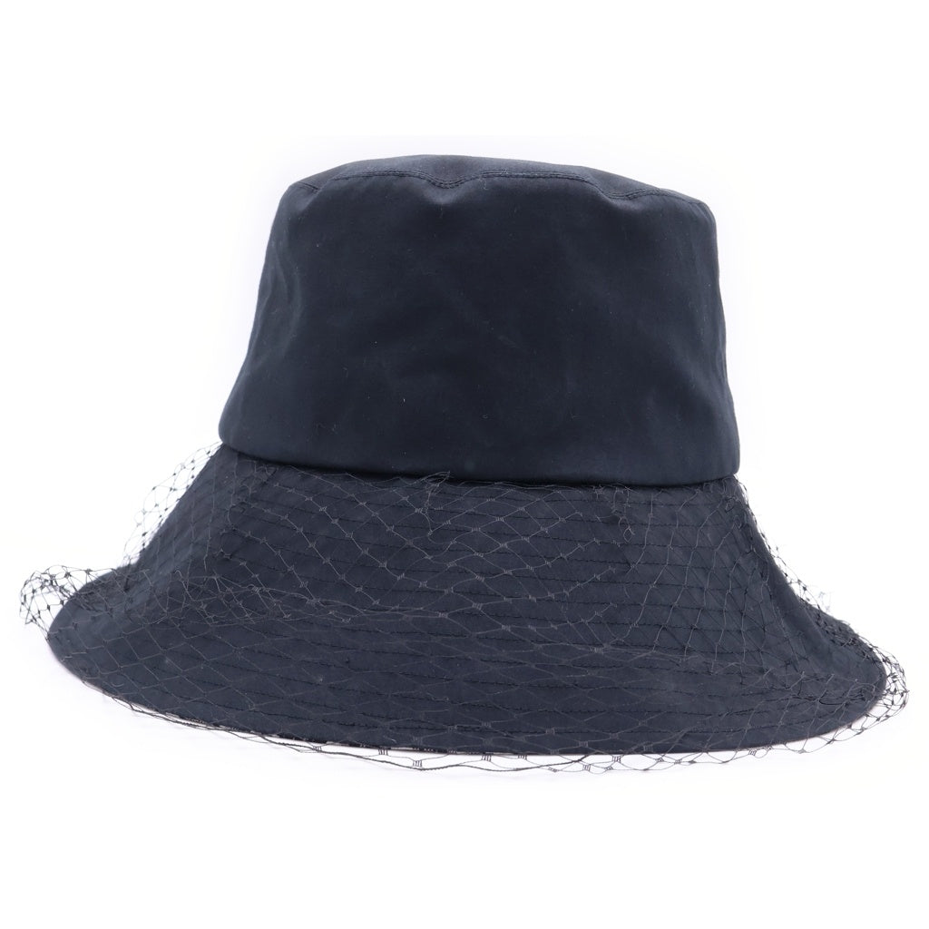DIOR(ディオール) オブリーク レースレイヤード バケットハット 帽子 ブラック レディース 95TDD924G130
