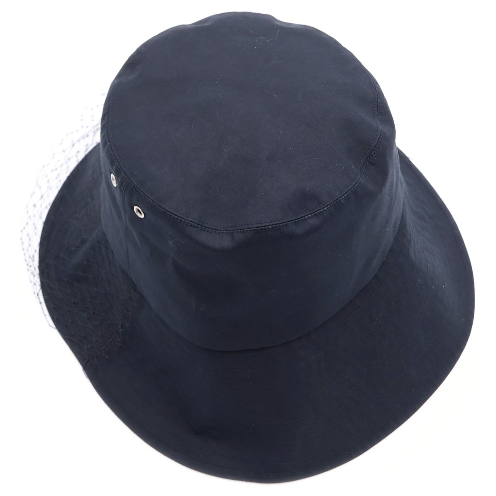 DIOR(ディオール) オブリーク レースレイヤード バケットハット 帽子 ブラック レディース 95TDD924G130