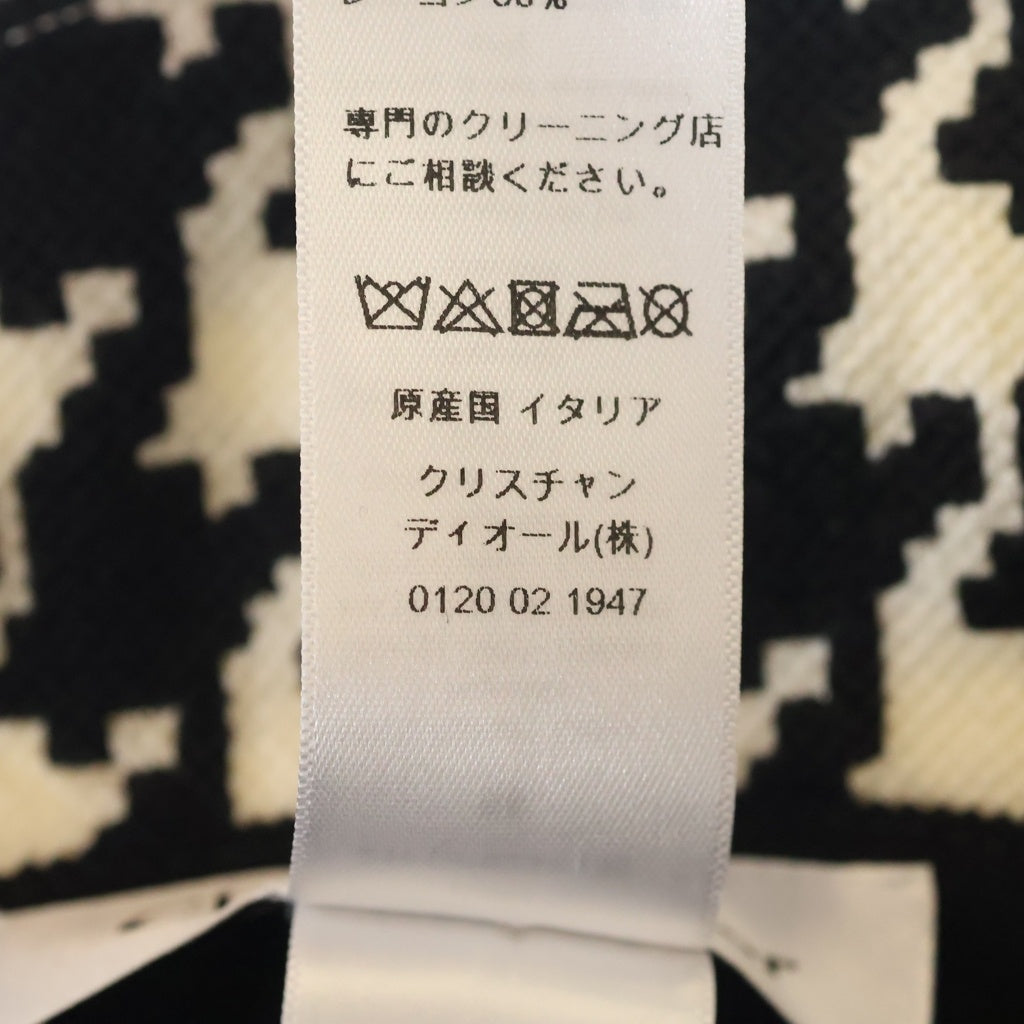 DIOR(ディオール) チェック 千鳥柄 バケットハット 帽子 ブラック/ホワイト 21PDP923X135 レディース