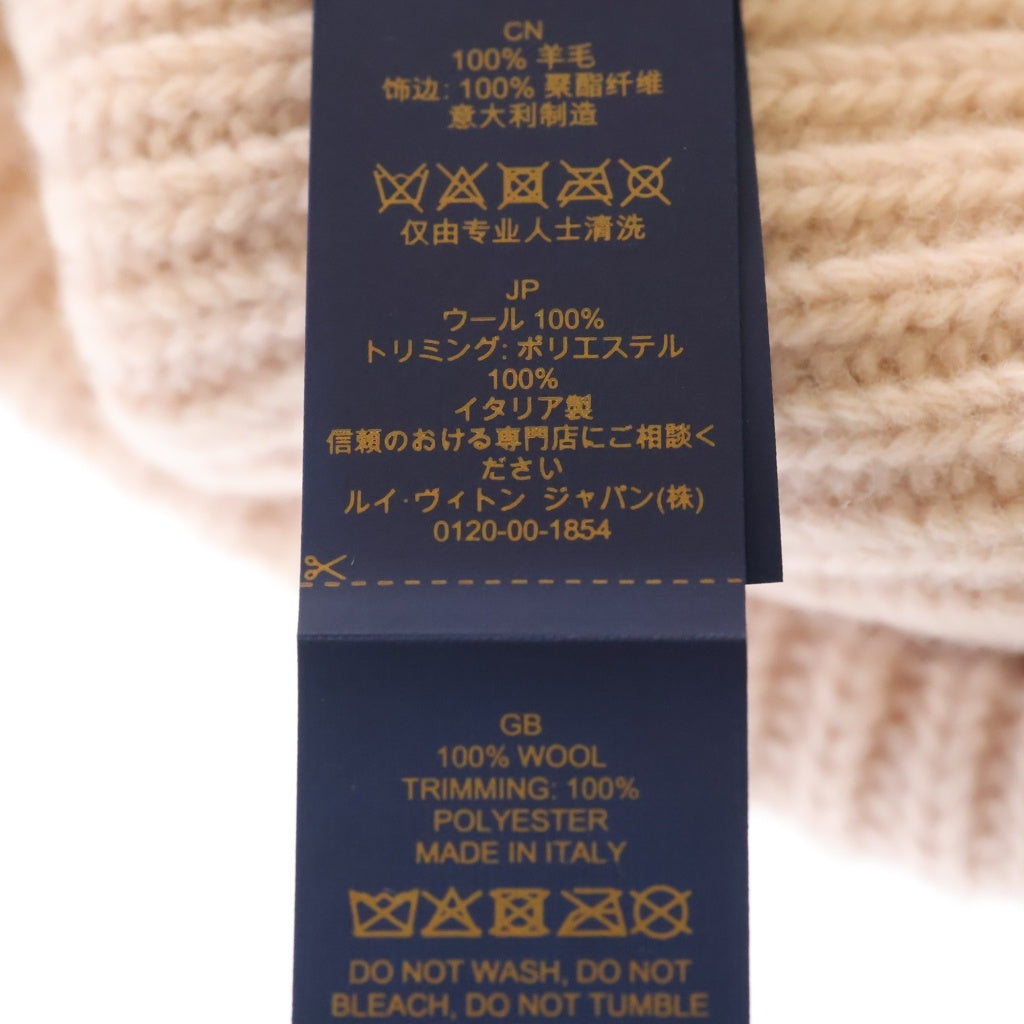 LOUIS VUITTON(ルイヴィトン) ボネ・LVヘッドライン ビーニー ニットキャップ ピンク M79452 レディース