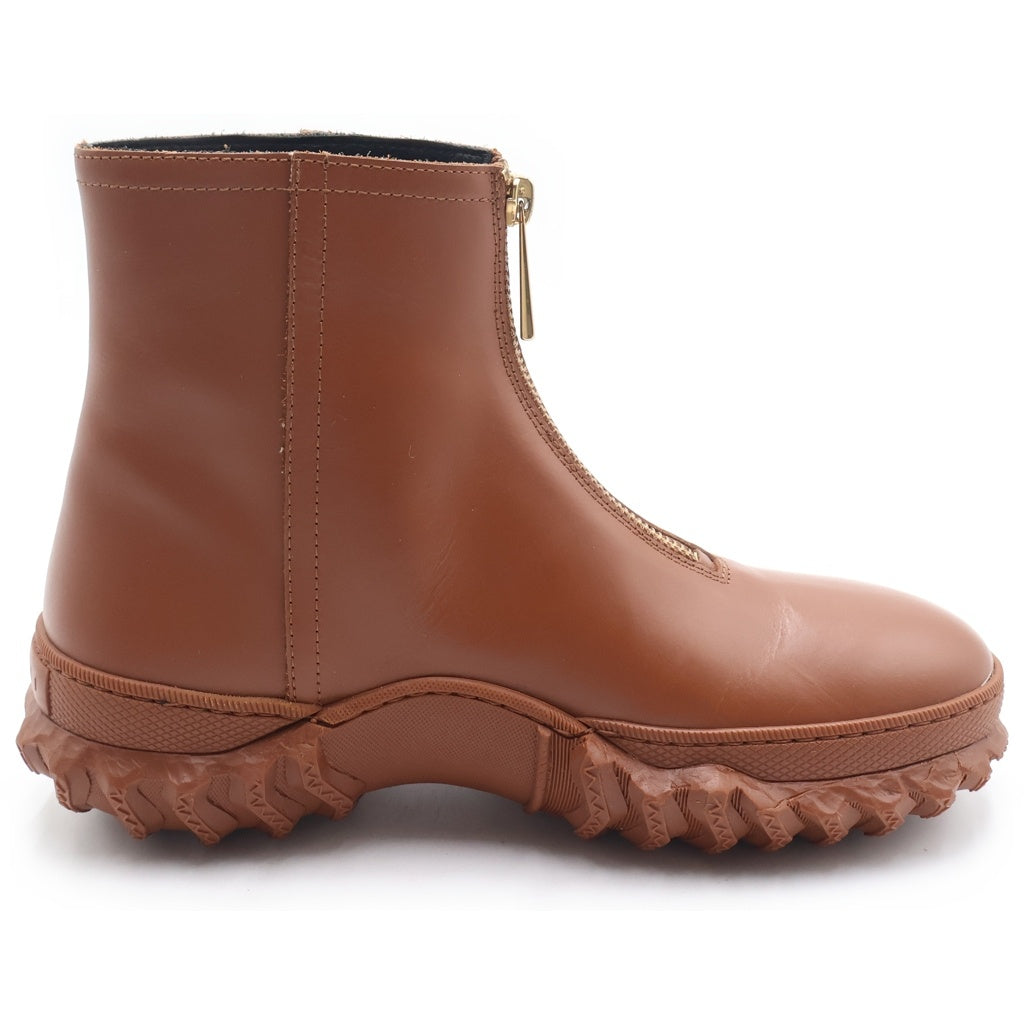 MARNI(マルニ) ロゴジップ ショートブーツ ブラウン #38 レディース