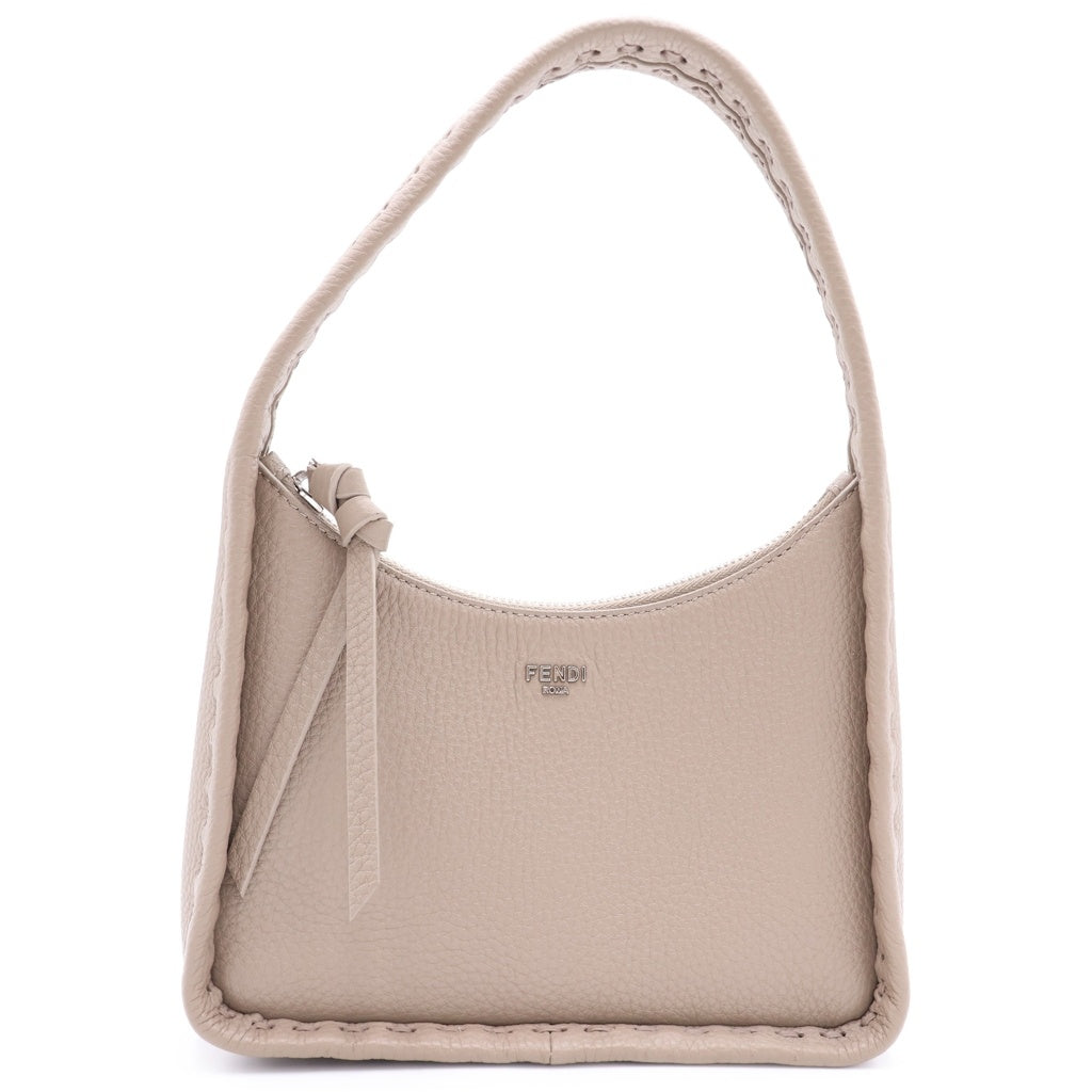 FENDI(フェンディ) スモール フェンデッセンス セレリア レザー ハンドバック ベージュ レディース