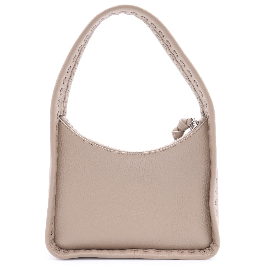 FENDI(フェンディ) スモール フェンデッセンス セレリア レザー ハンドバック ベージュ レディース