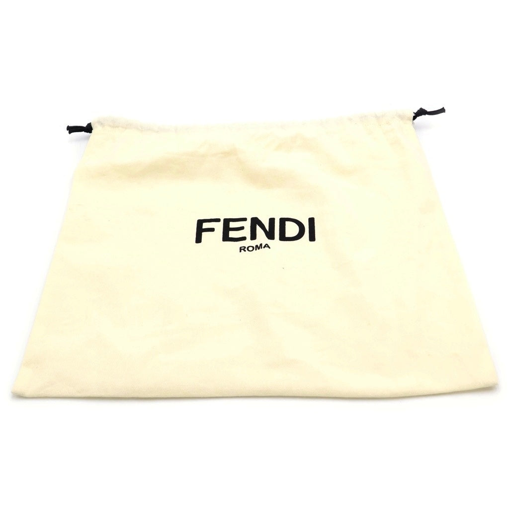FENDI(フェンディ) キャンユー レザー 2WAY チェーン ハンドバッグ ショルダーバッグ シルバー レディース