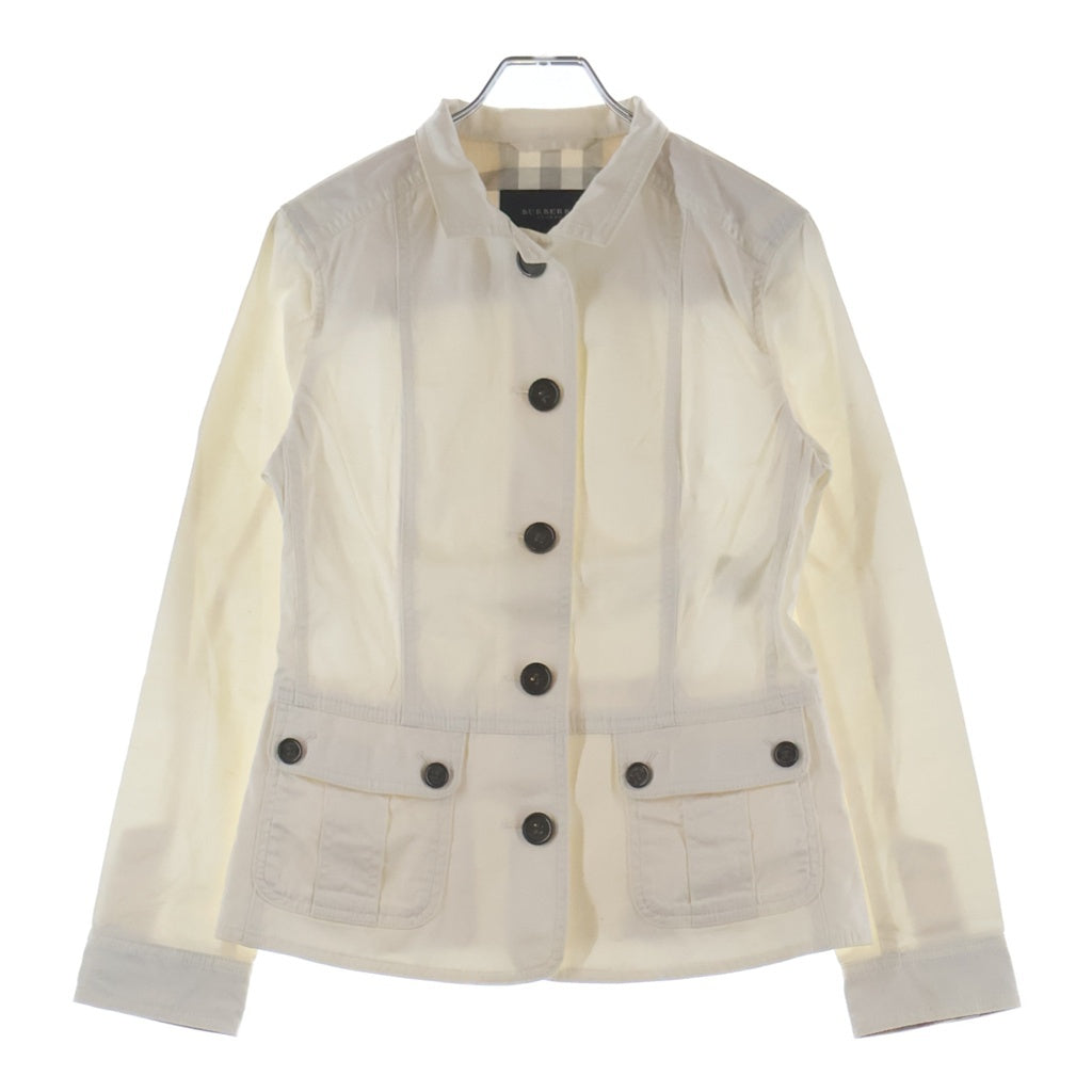BURBERRY(バーバリー) ハイネック 長袖 ジャケット ホワイト #38