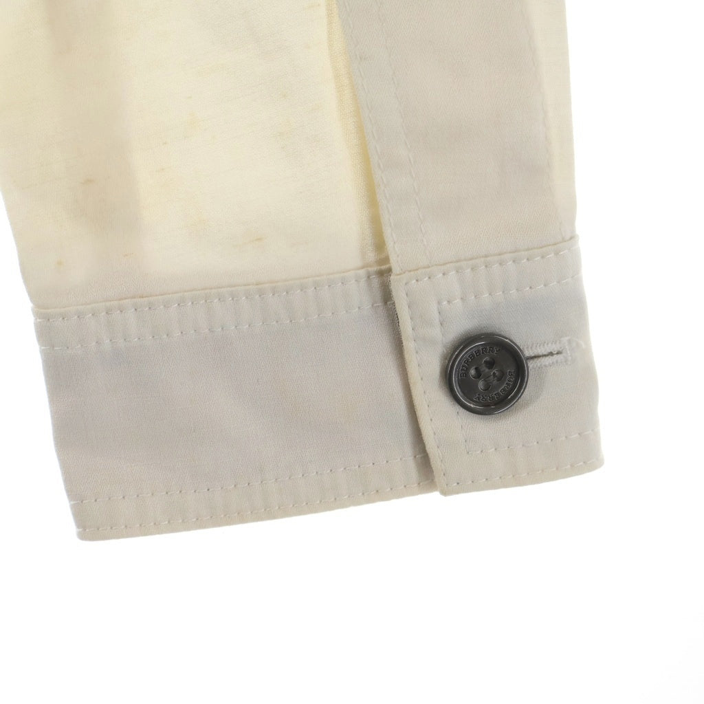 BURBERRY(バーバリー) ハイネック 長袖 ジャケット ホワイト #38 レディース
