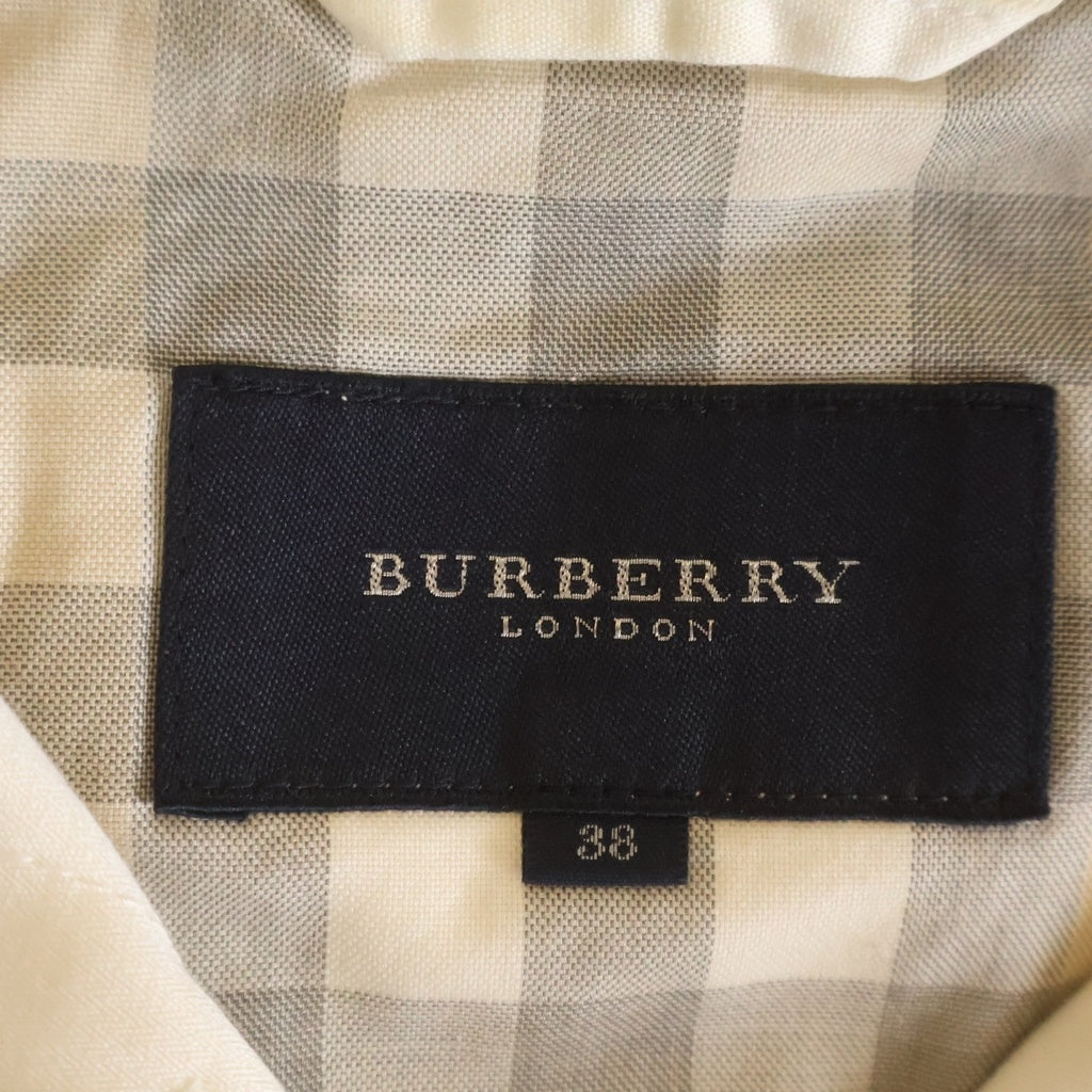 BURBERRY(バーバリー) ハイネック 長袖 ジャケット ホワイト #38 レディース