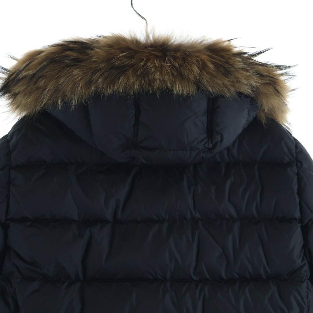 MONCLER(モンクレール) 20AW CLUNY DOWN JAKET クルーニー ファー付ダウンコート ジャケット ブラック F20911B52502