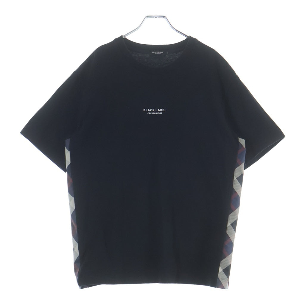 BLACK LABEL CRESTBRIDGE(ブラックレーベルクレストブリッジ) ロゴ半袖Tシャツ ブラック #LL 51P12-722-09