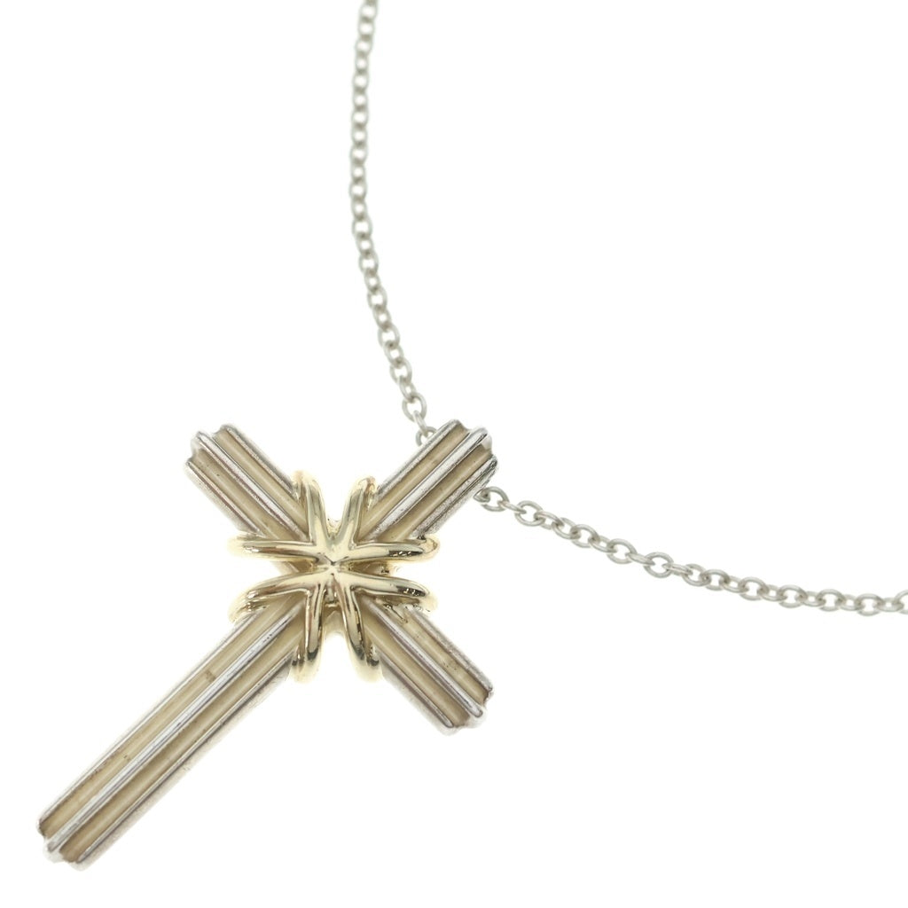 TIFFANY & Co.(ティファニー) シグネチャークロス ネックレス ペンダント チェーン シルバー 925×750 レディース