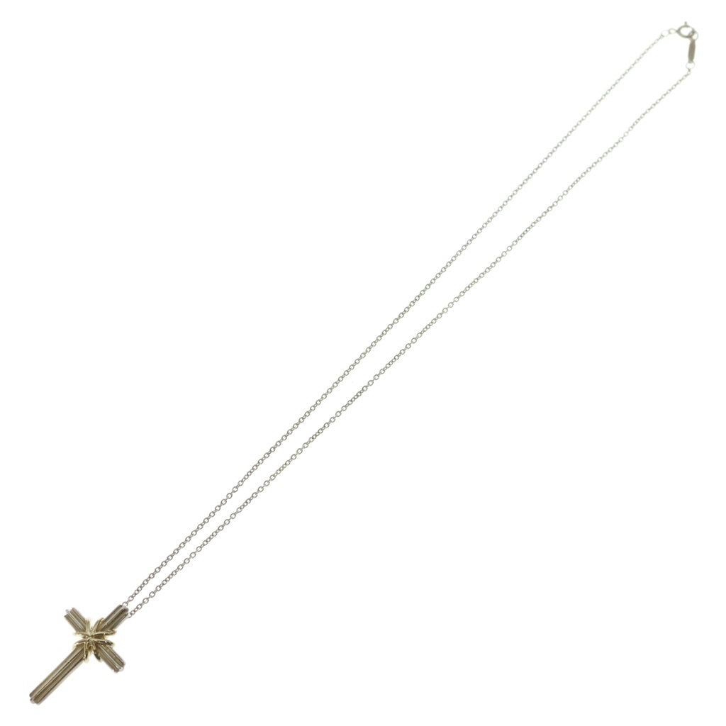 TIFFANY & Co.(ティファニー) シグネチャークロス ネックレス ペンダント チェーン シルバー 925×750 レディース