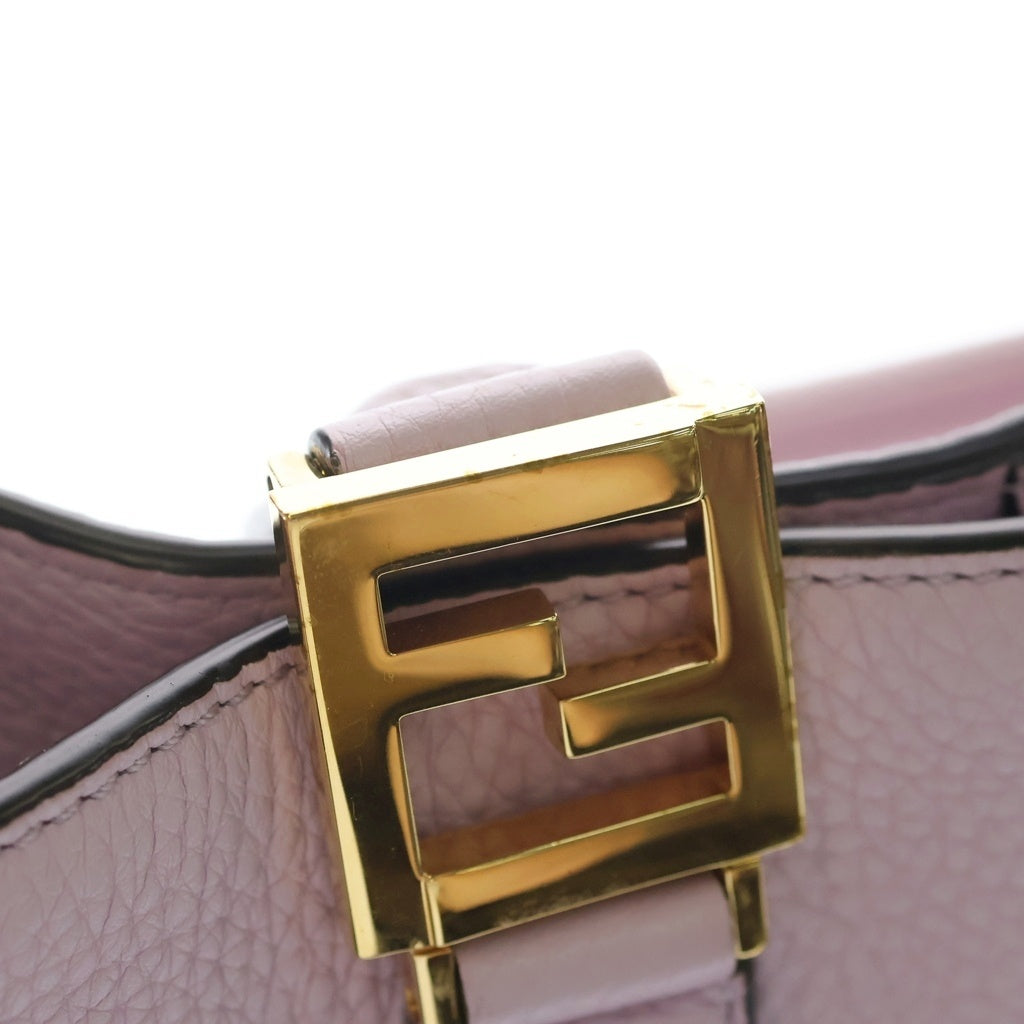 FENDI(フェンディ) セレリア FFトート スモール レザー 2WAY ショルダーバッグ ハンドバッグ ピンク レディース