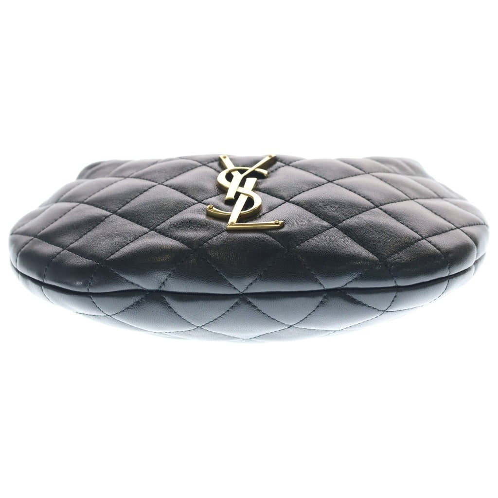 YVES SAINT LAURENT(イヴサンローラン) イカリーノ ワンショルダー レザー ゴールド金具 ハンドバック 851689 ブラック レディース
