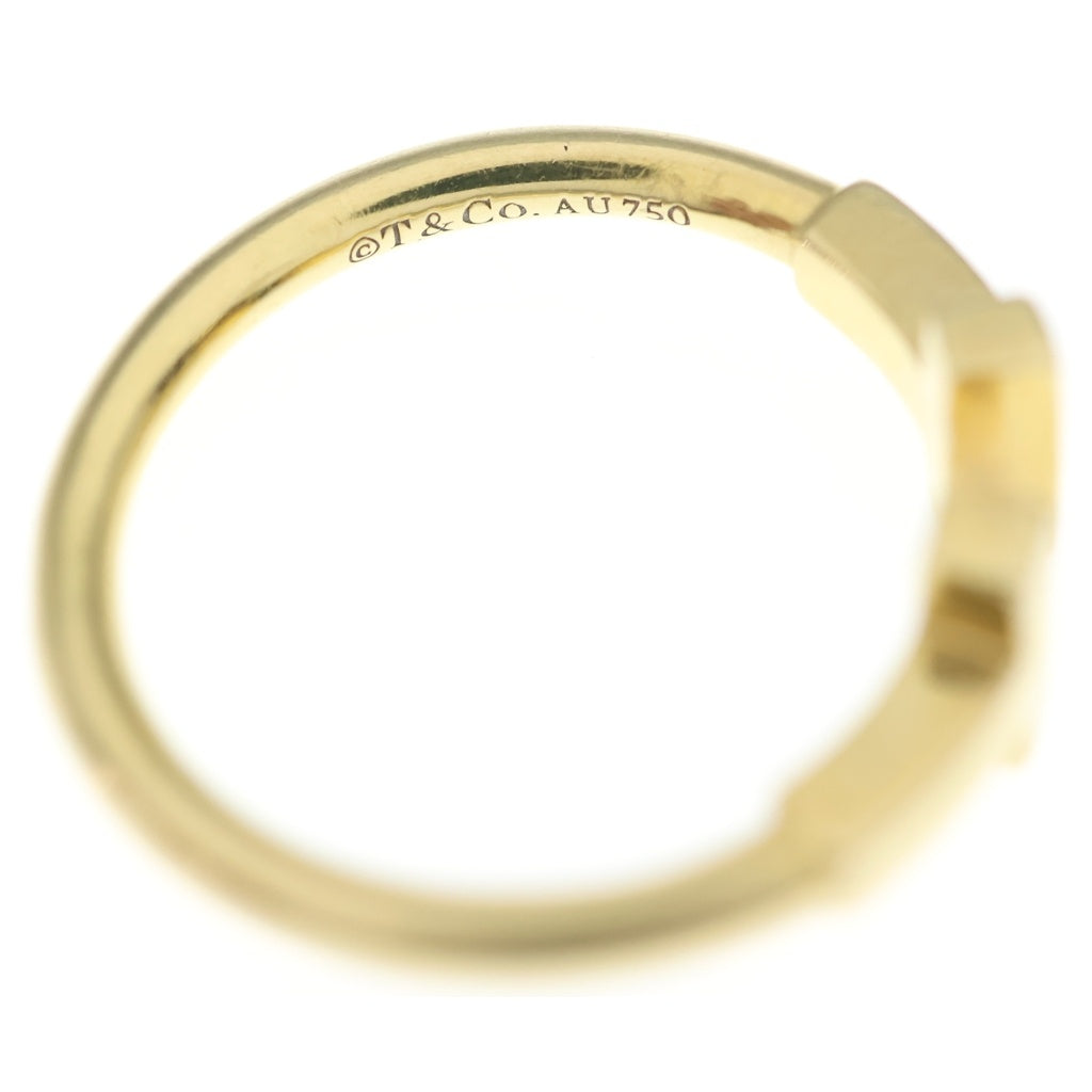 TIFFANY & Co.(ティファニー) Tワイヤーリング 指輪 750 イエローゴールド レディース