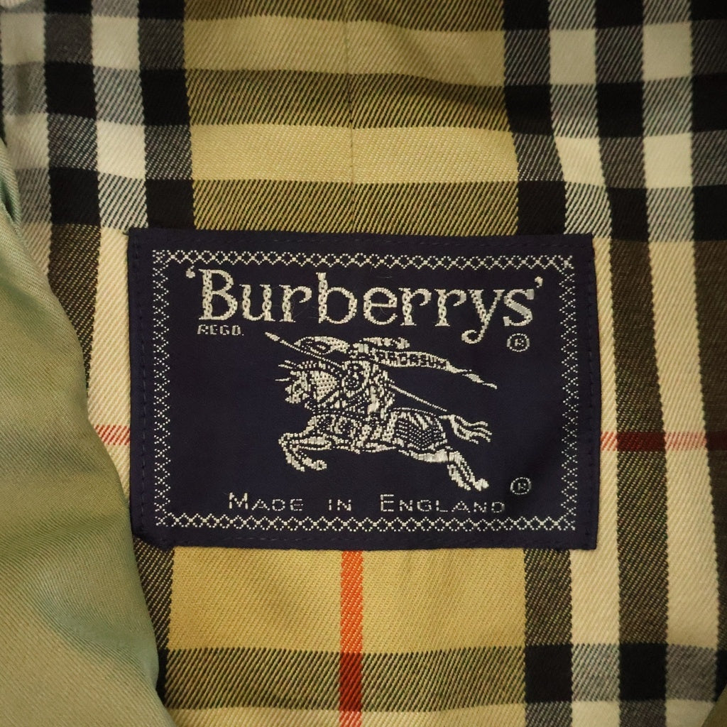 BURBERRY(バーバリー) ノヴァチェック コットン ステンカラーコート ロングコート アウター #48 カーキ