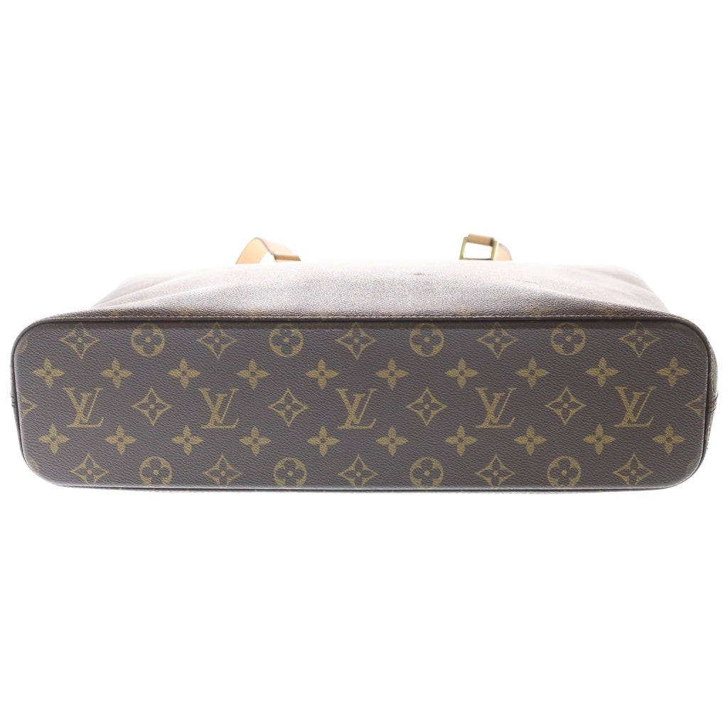 LOUIS VUITTON(ルイヴィトン) モノグラム ルコ トートバッグ ハンドバッグ ブラウン レザー×PVC M51155 ゴールド金具 レディース