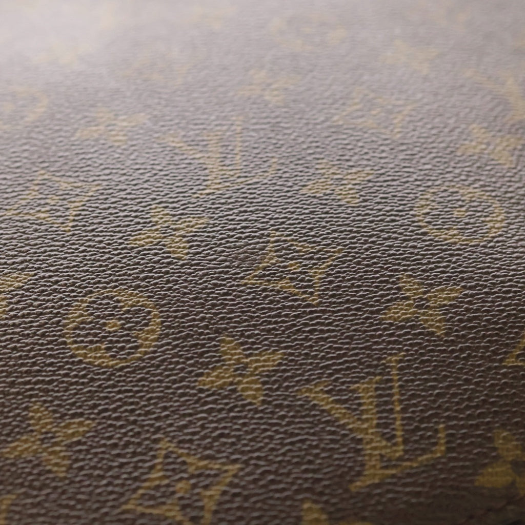 LOUIS VUITTON(ルイヴィトン) モノグラム ルコ トートバッグ ハンドバッグ ブラウン レザー×PVC M51155 ゴールド金具 レディース