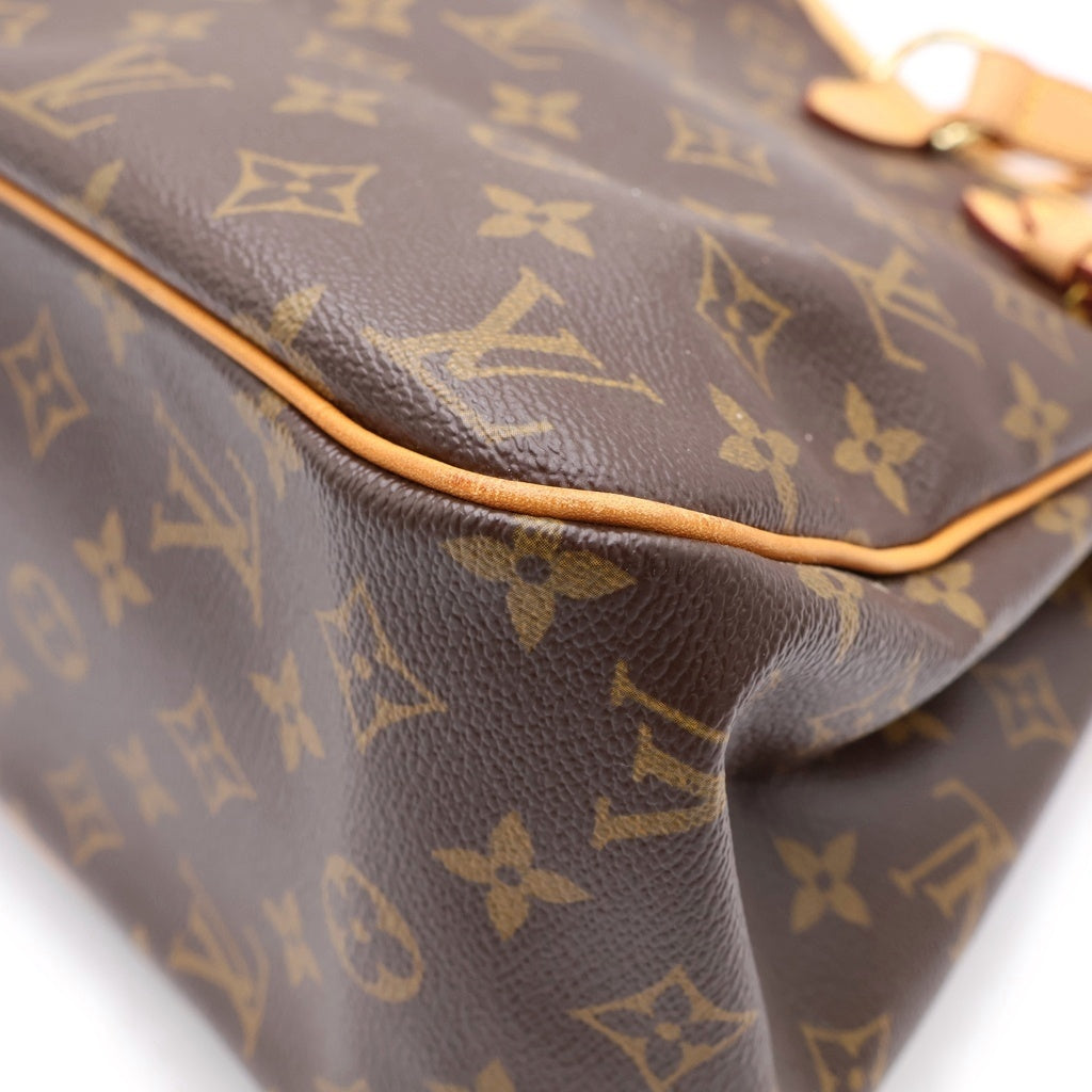 LOUIS VUITTON(ルイヴィトン) モノグラム バティニョール オリゾンタル ハンドバッグ トートバッグ ブラウン PVCレザー M51154 ゴールド金具 レディース