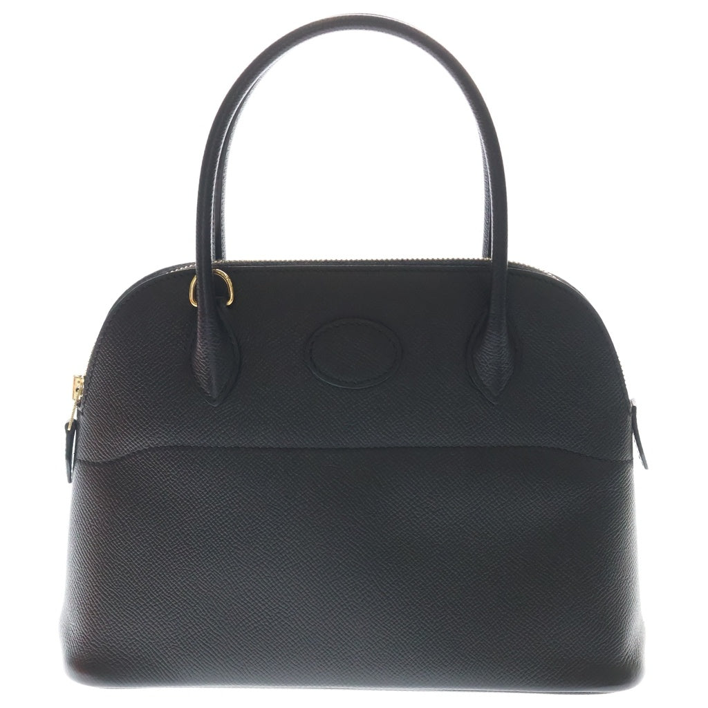 HERMES(エルメス) ボリード27 ハンドバック 2wayバック ゴールド金具 U刻印 エプソン ブラック レディース