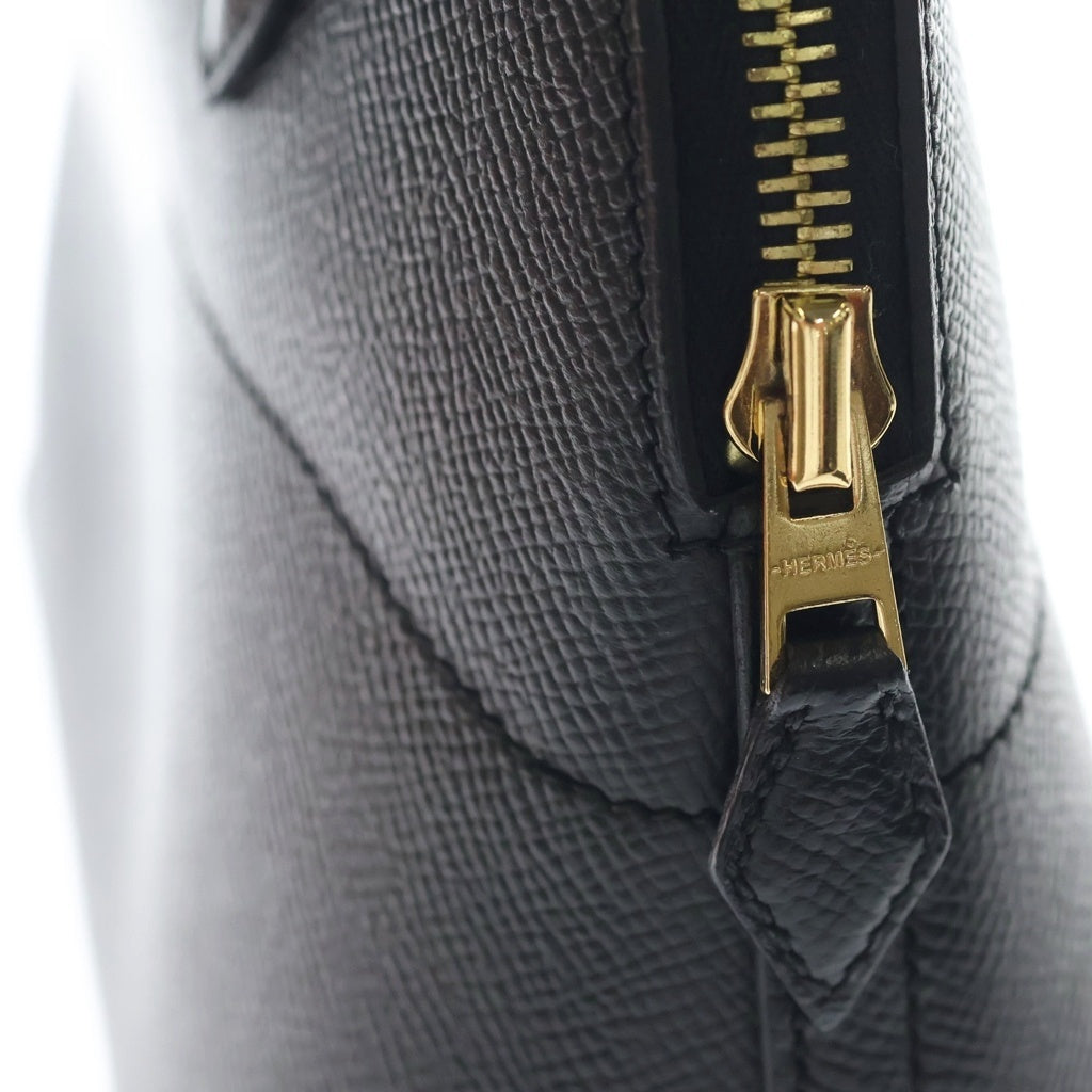 HERMES(エルメス) ボリード27 ハンドバック 2wayバック ゴールド金具 U刻印 エプソン ブラック レディース