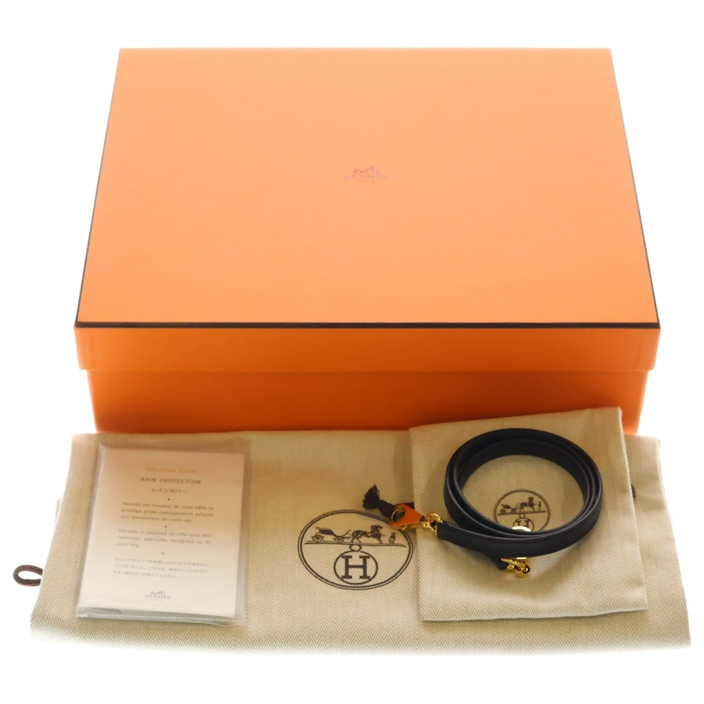 HERMES(エルメス) ボリード27 ハンドバック 2wayバック ゴールド金具 U刻印 エプソン ブラック レディース