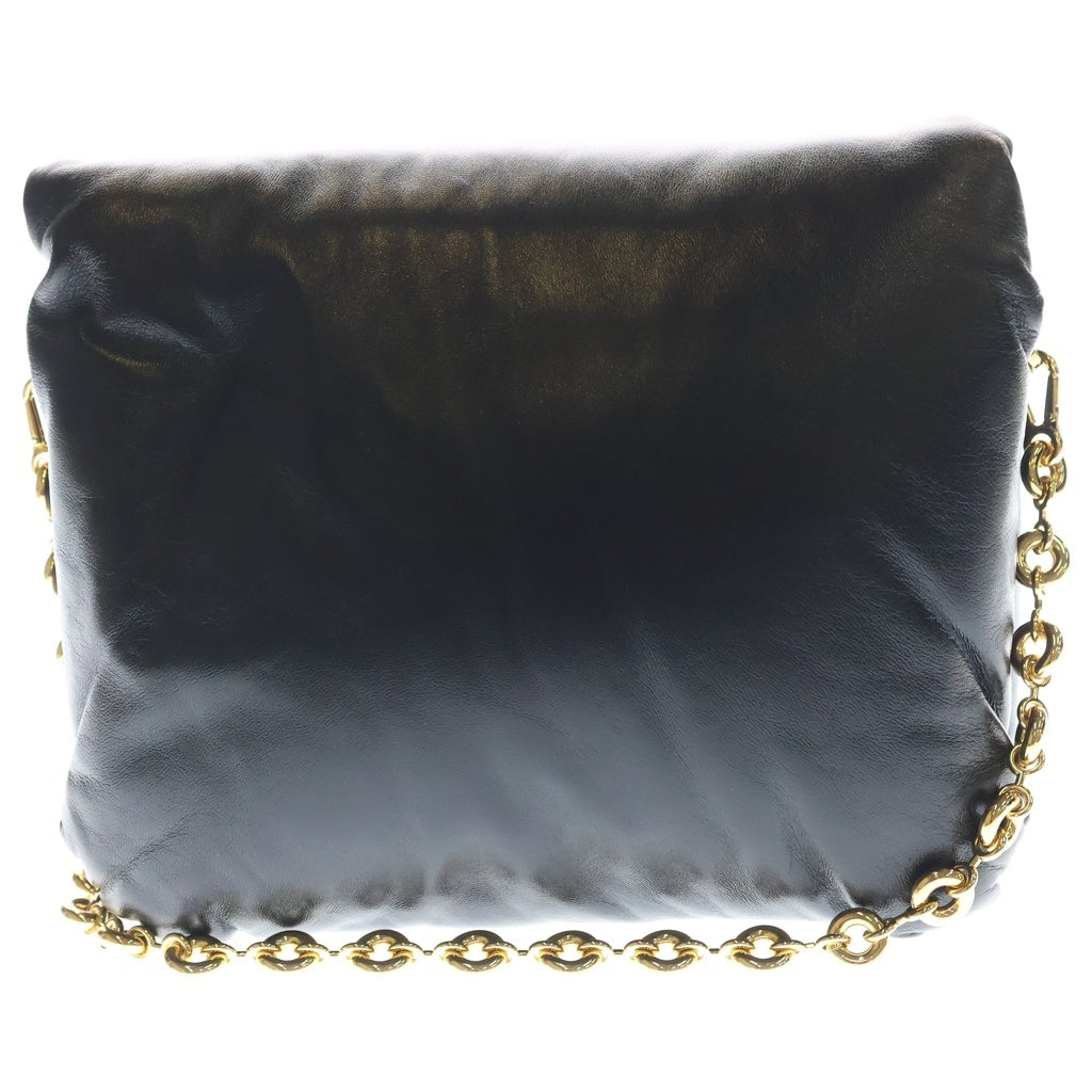 LOEWE(ロエベ) パファーゴヤ ショルダーバッグ チェーンバッグ ブラック レザー AP40P41X01 ゴールド金具 レディース