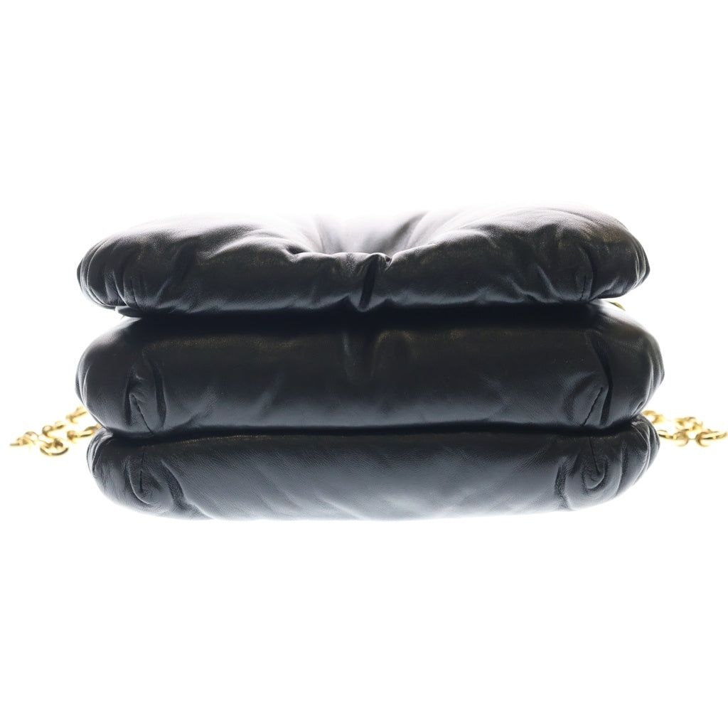 LOEWE(ロエベ) パファーゴヤ ショルダーバッグ チェーンバッグ ブラック レザー AP40P41X01 ゴールド金具 レディース