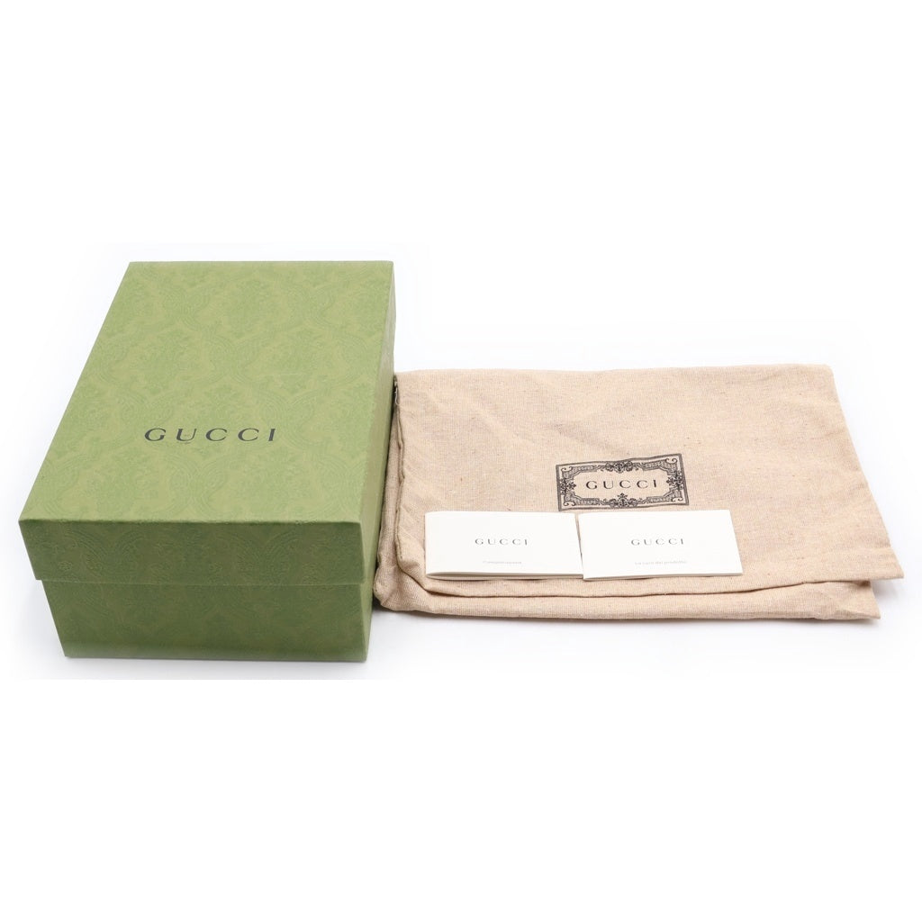 GUCCI(グッチ) GGマーモント チェーンショルダーバッグ 2WAYクラッチ ブラック レザー 474575 シルバー金具 レディース