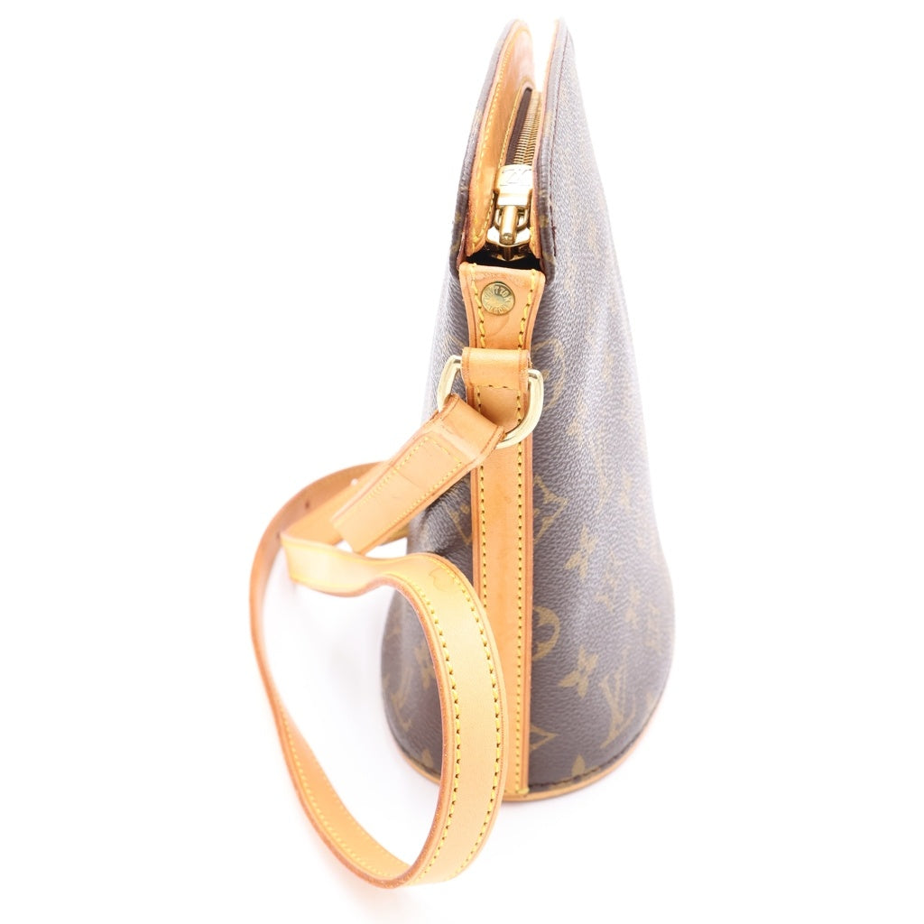 LOUIS VUITTON(ルイヴィトン) モノグラム ドルーオ PVC レザー ショルダーバッグ ブラウン M51290 レディース