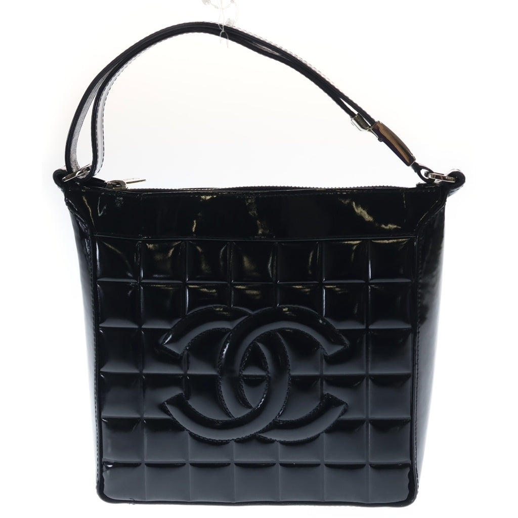 CHANEL(シャネル) ココマーク ハンドバック チョコバー パテント ブラック レディース