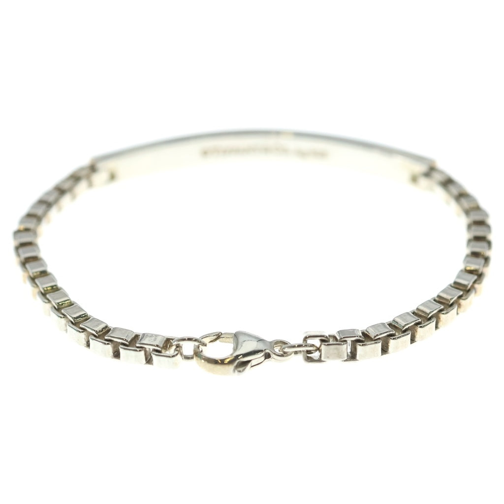 TIFFANY & Co.(ティファニー) ベネチアン ID タグ ブレスレット チェーン シルバー SV925 レディース