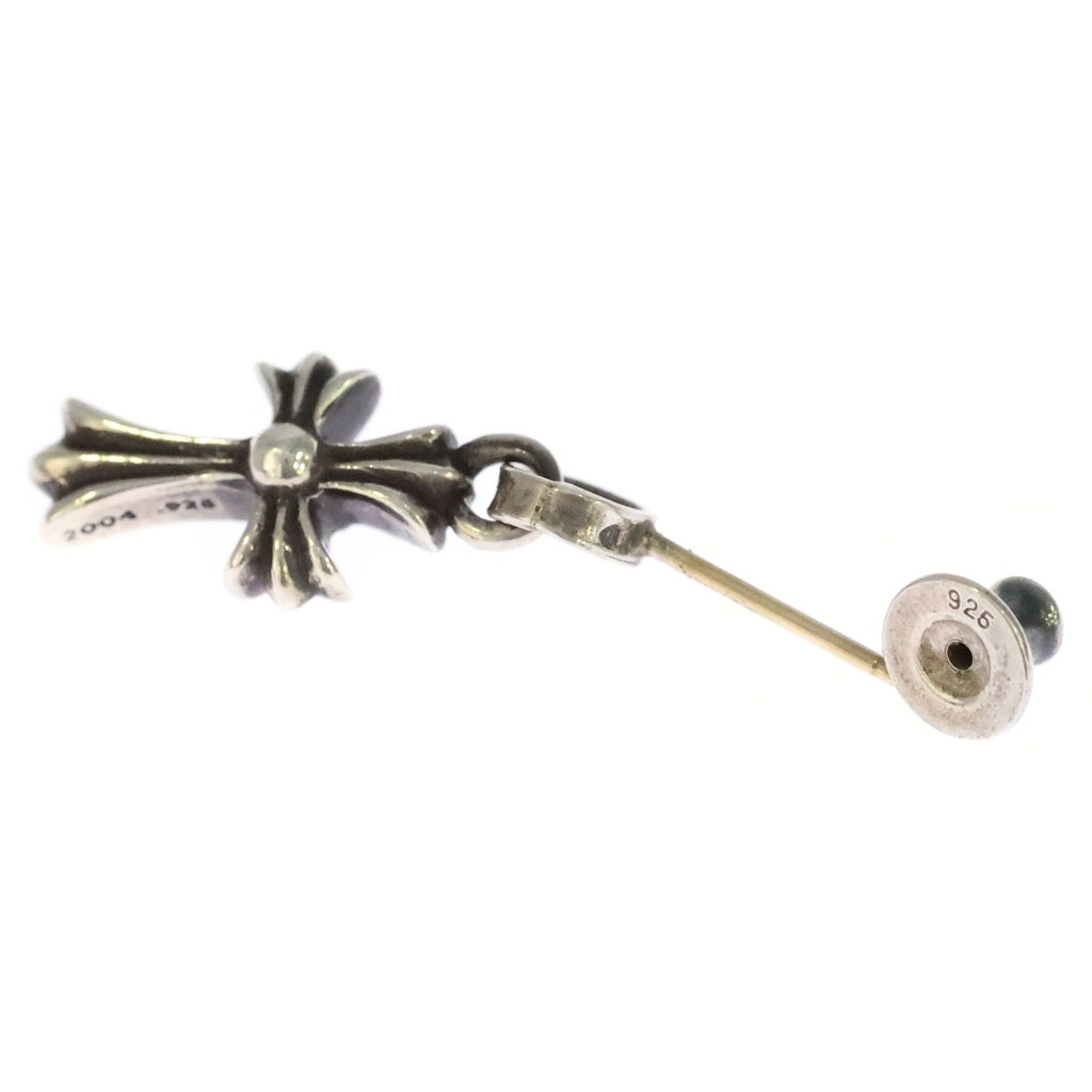 CHROME HEARTS(クロムハーツ) BBY F PPRCHN ベイビーファットクロス ドロップピアス シルバー BCA090