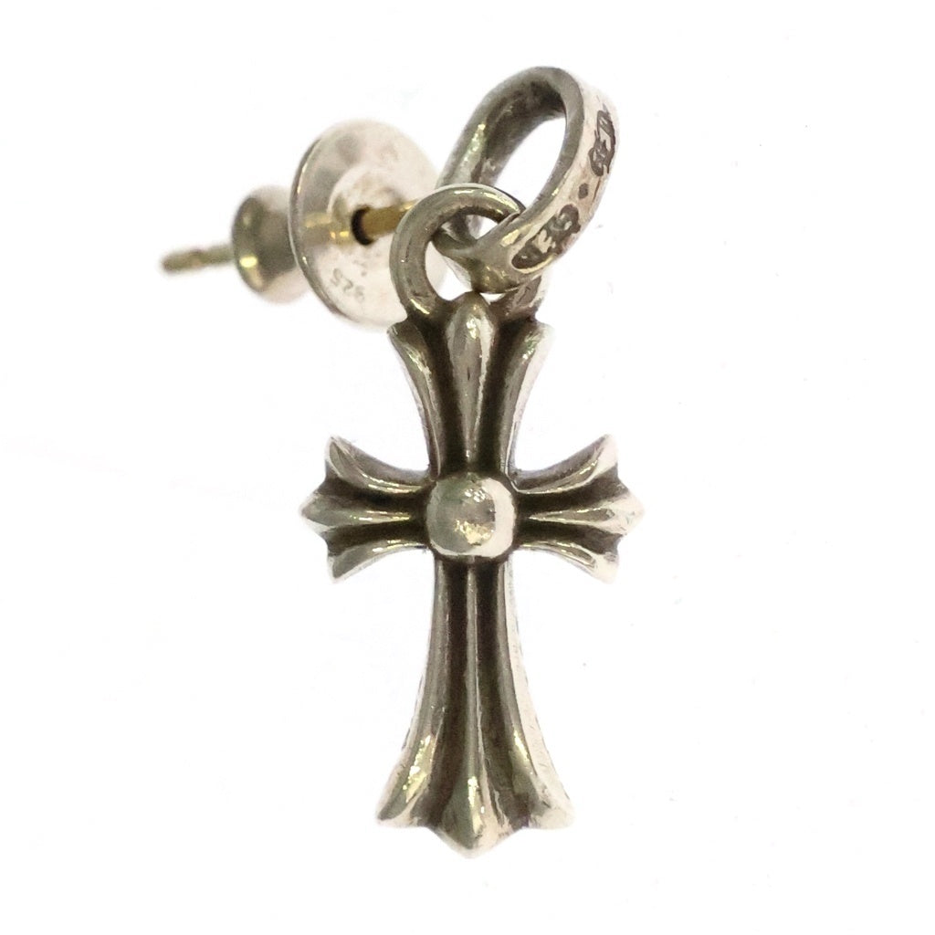 CHROME HEARTS(クロムハーツ) BBY F PPRCHN ベイビーファットクロス ドロップピアス シルバー BCA090