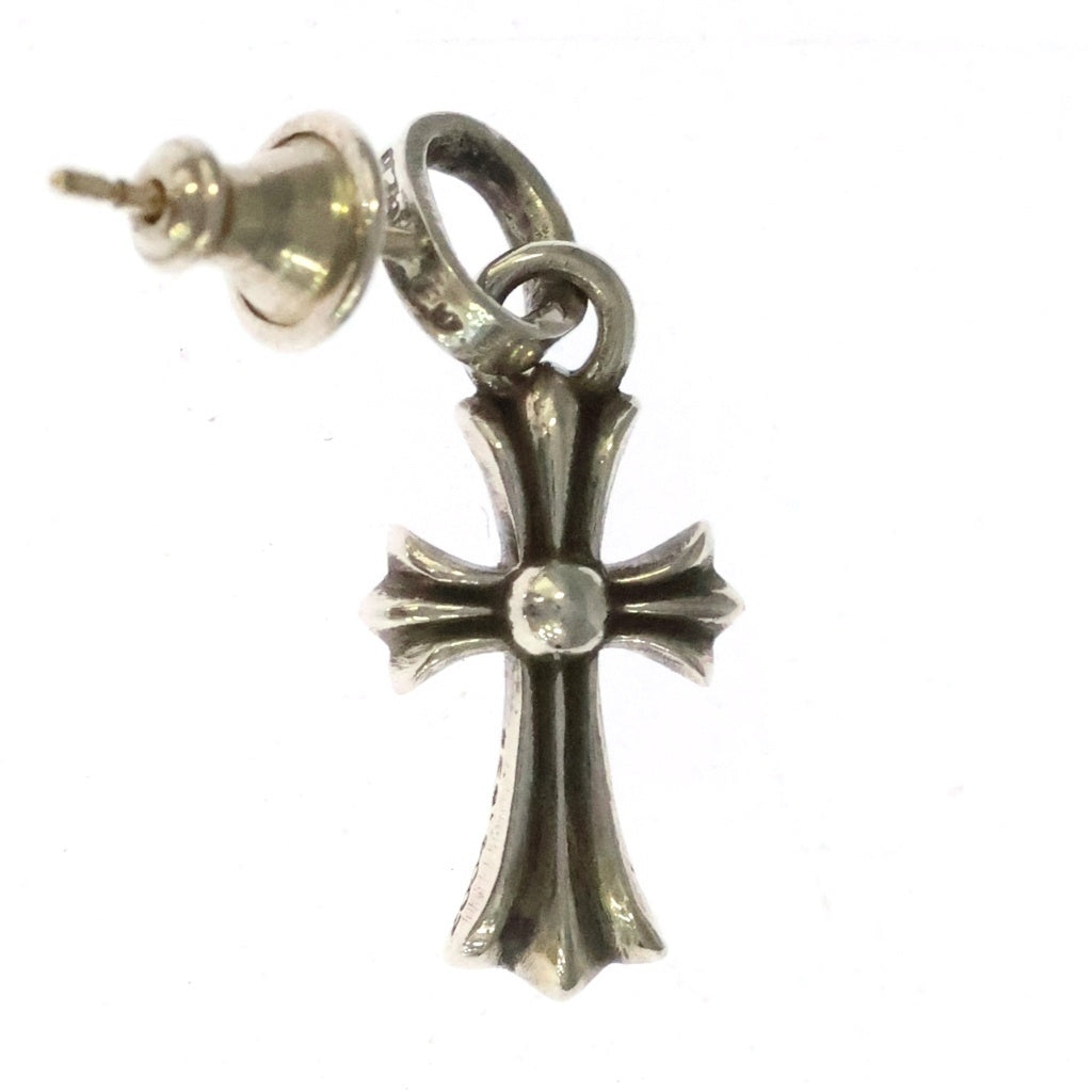 CHROME HEARTS(クロムハーツ) BBY F PPRCHN ベイビーファットクロス ドロップピアス シルバー BCA090