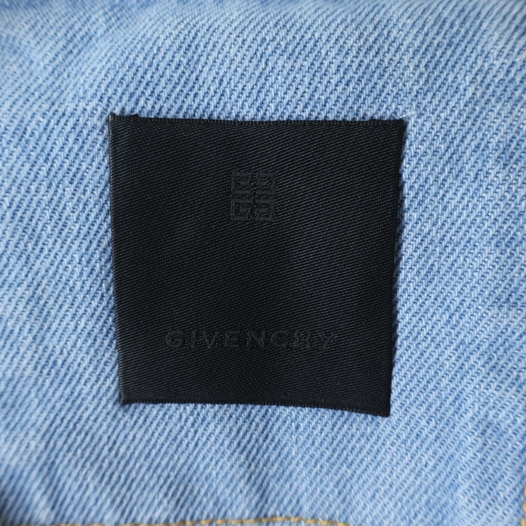 GIVENCHY(ジバンシィ) 4Gロゴ刺繍 デニム トラッカージャケット ジャケット インディゴ BM60X05Y5V