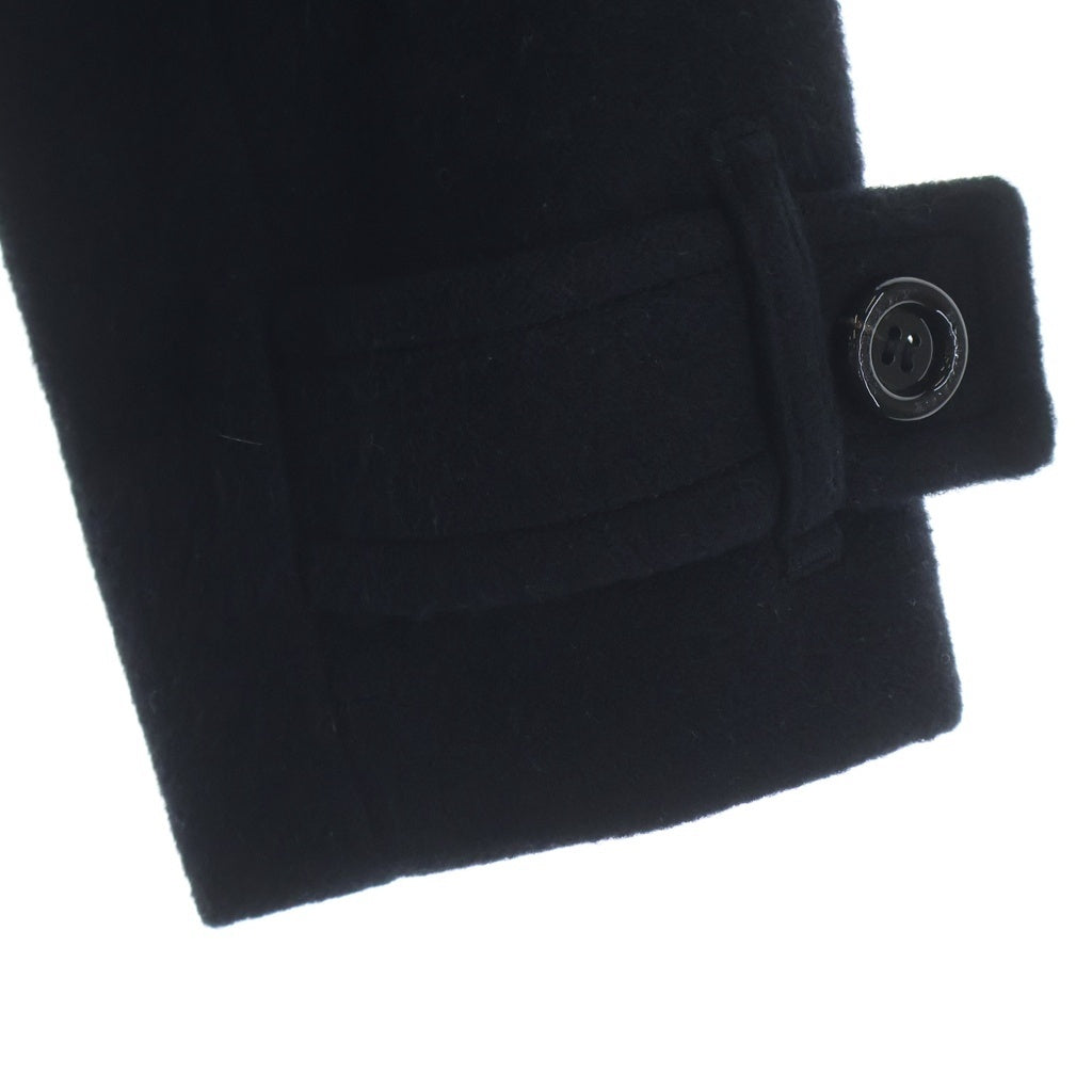 BURBERRY BLACK LABEL(バーバリー ブラックレーベル) ダブルブレスト ウールハーフコート ブラック B1B23-843-09 レディース